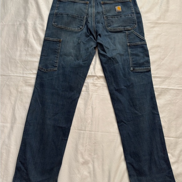 Carhartt Rugged Flex Utility Jeans Men’s 33x32 Blue Relaxed Fit - Picture 11 of 16